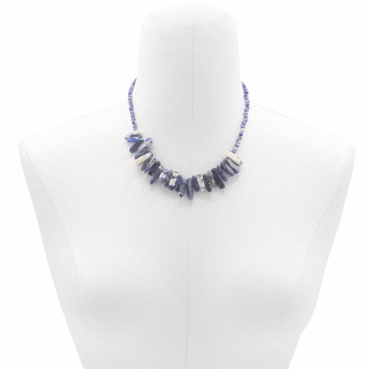 Longstone Gemstone Necklace - Sodalite
