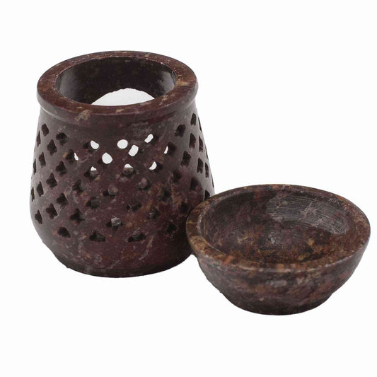 Brûleur à huile en stéatite 8 cm - Classique