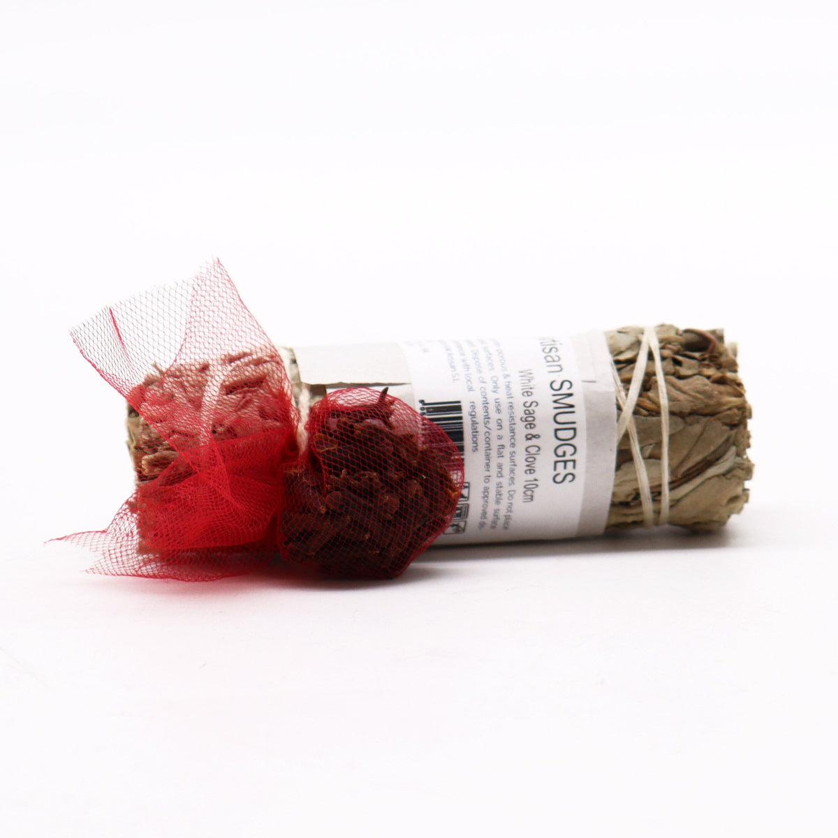 Atado de Hierba - Salvia Blanca y Clavo 10cm - Atados de Smudge – Envuelto individualmente