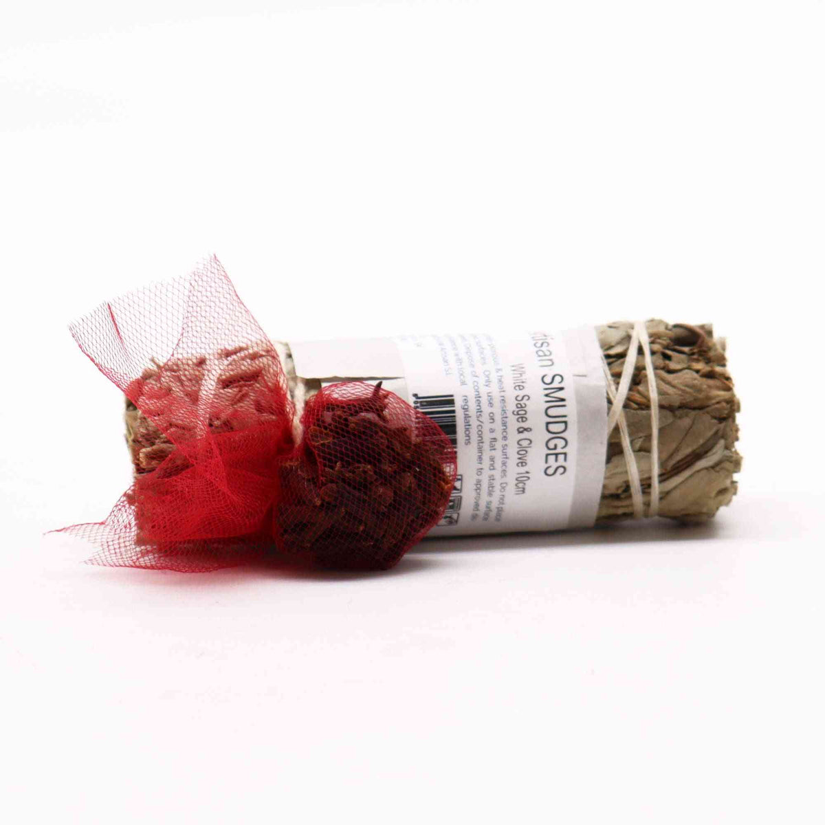 Atado de Hierba - Salvia Blanca y Clavo 10cm - Atados de Smudge – Envuelto individualmente