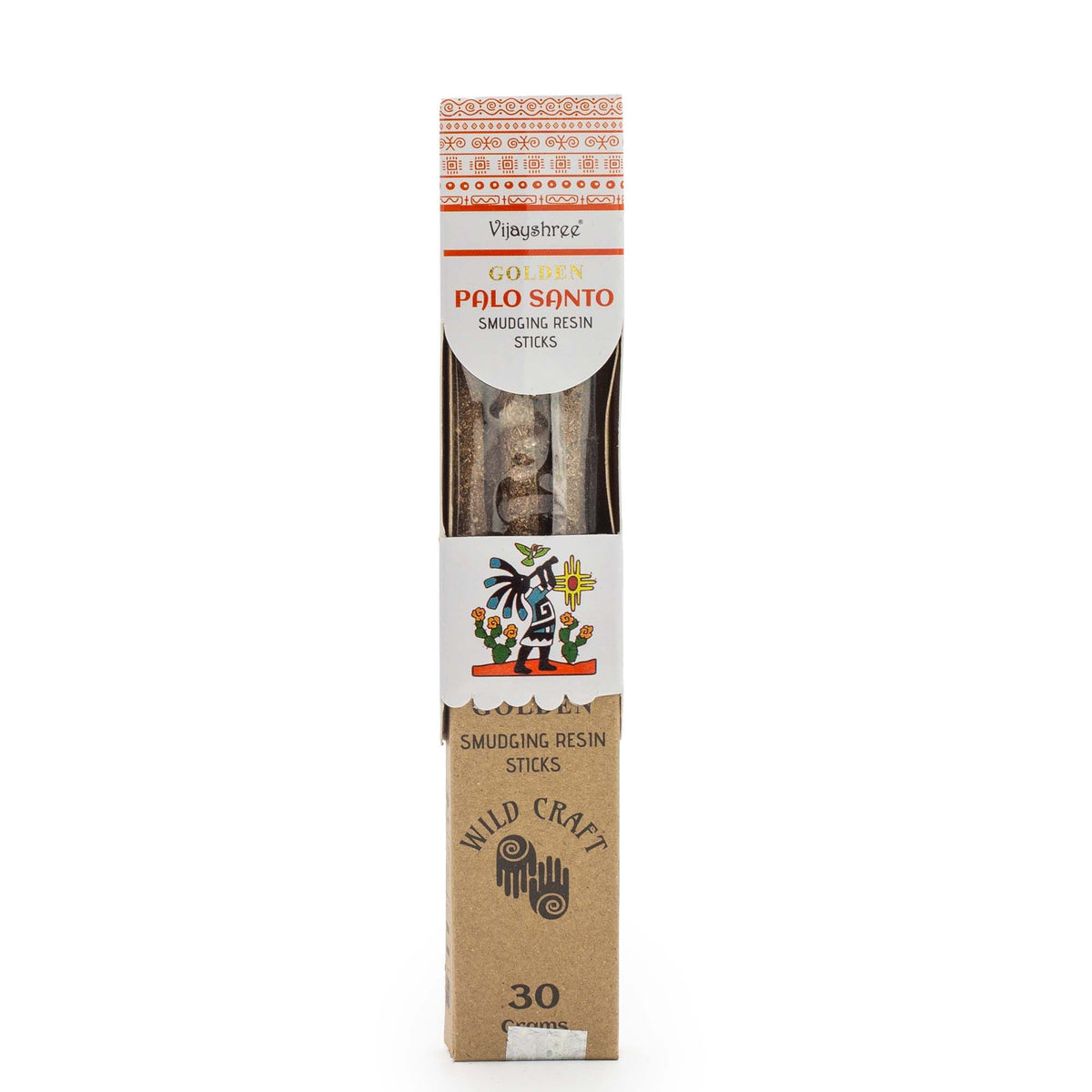 Varillas de resina para difuminar Palo Santo dorado de 30 g (6 unidades) - Varillas de resina para Defumar