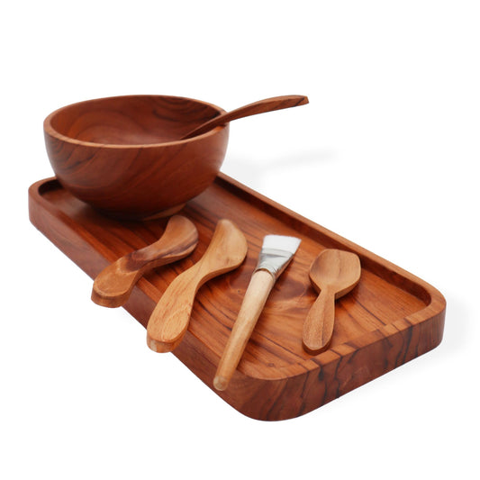 Kit de aplicación de arcilla/cera para spa