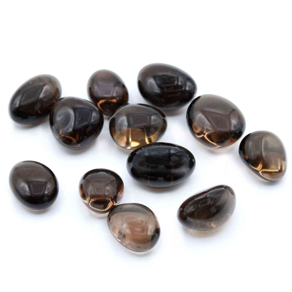 L Tumble Stones - Smoky Quartz - Piedras Naturales Irregulares