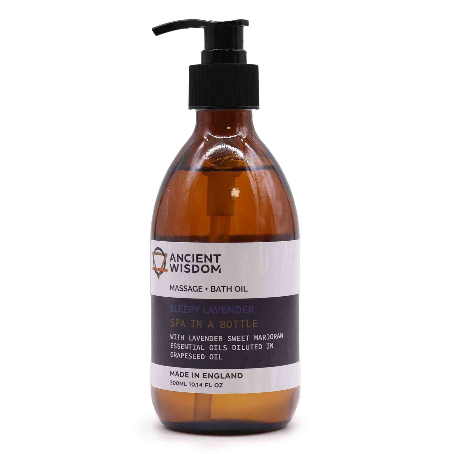 Aceite de Masaje y Baño de Aromaterapia - Lavanda Somnolienta 300 ml