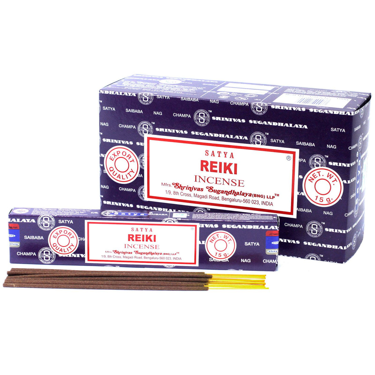 Varillas de Incienso Satya 15gm - Reiki - Artisan Product Handmade Made In India | El Bazar de Tizar