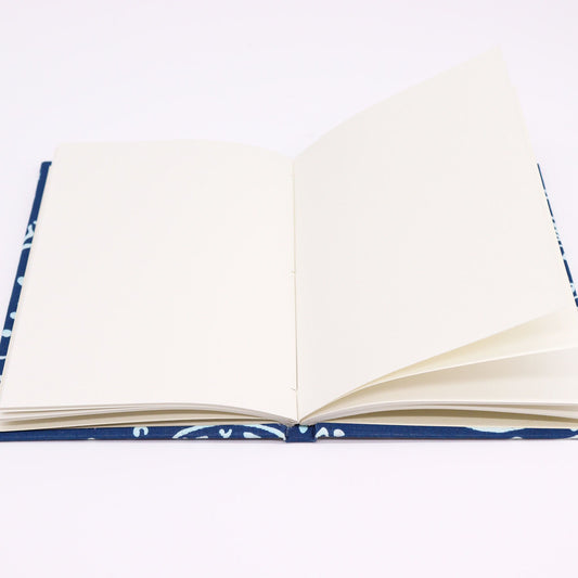 Cuadernos con encuadernación de algodón 20x15cm - 96 páginas - Pez índigo