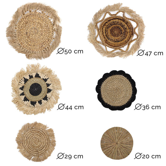 Conjunto de Seis Cuadros Naturales · Colección Kribo