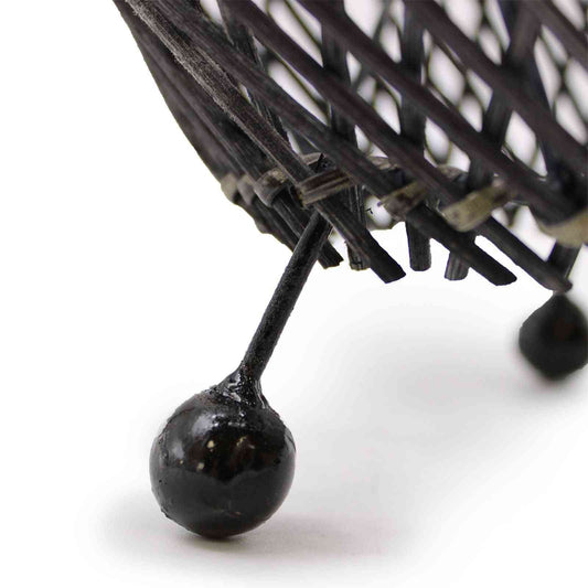 Lámparas de mesa de ratán - negras - Artisan Product | El Bazar de Tizar