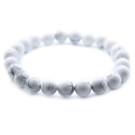Brazalete de Energía - Jaspe blanco