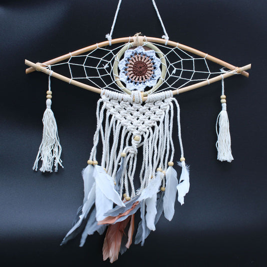 Dreamcatcher - Small Macrame Eye Assorted Colors