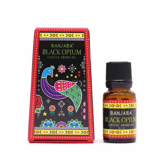 Aceite con fragancia de la India Banjara 10ml - Opio negro - Aceites de Fragancias Indias 10ml