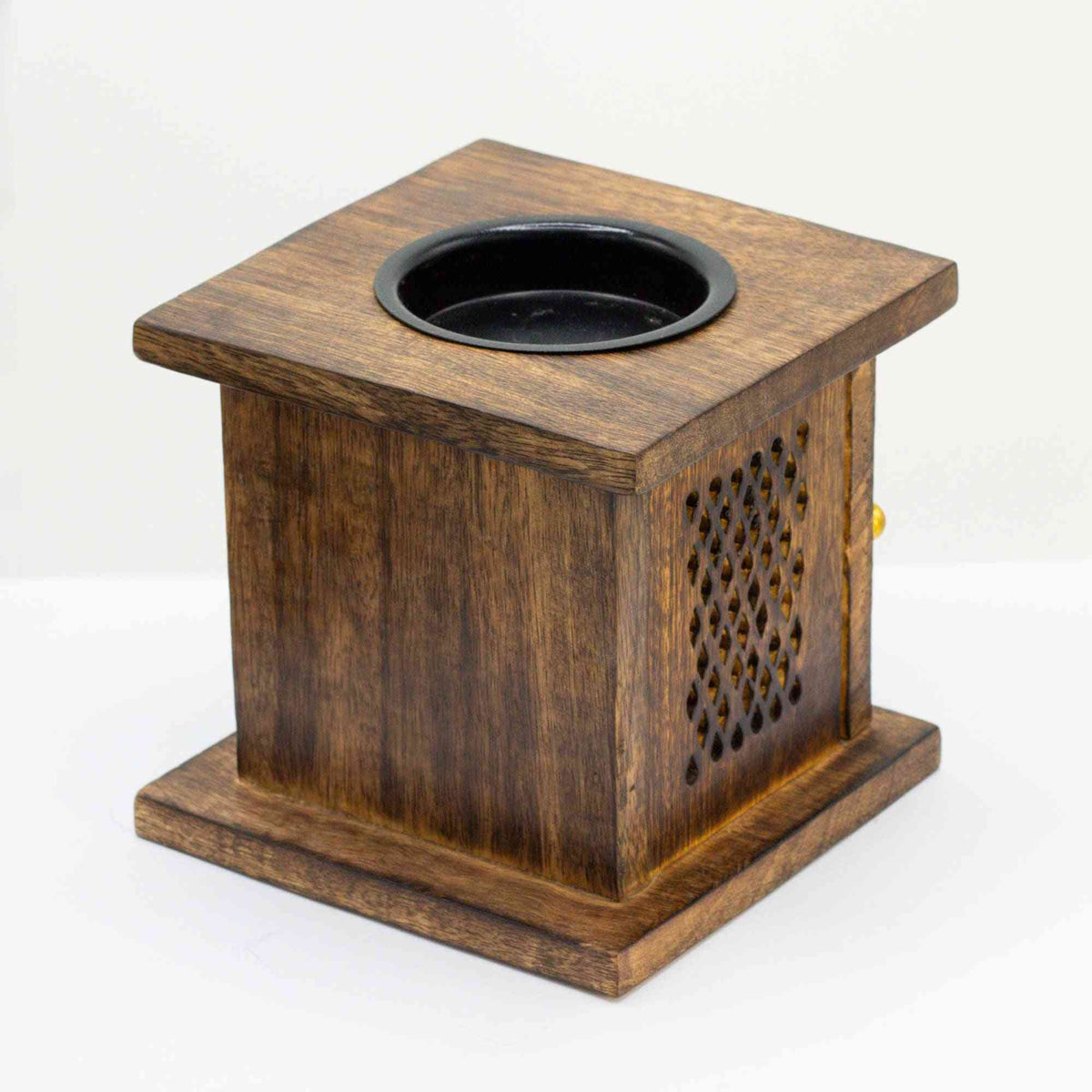 Quemador de caja grande de mango - Elefante - Artesanal Decoración Espiritual Elefante | El Bazar de Tizar