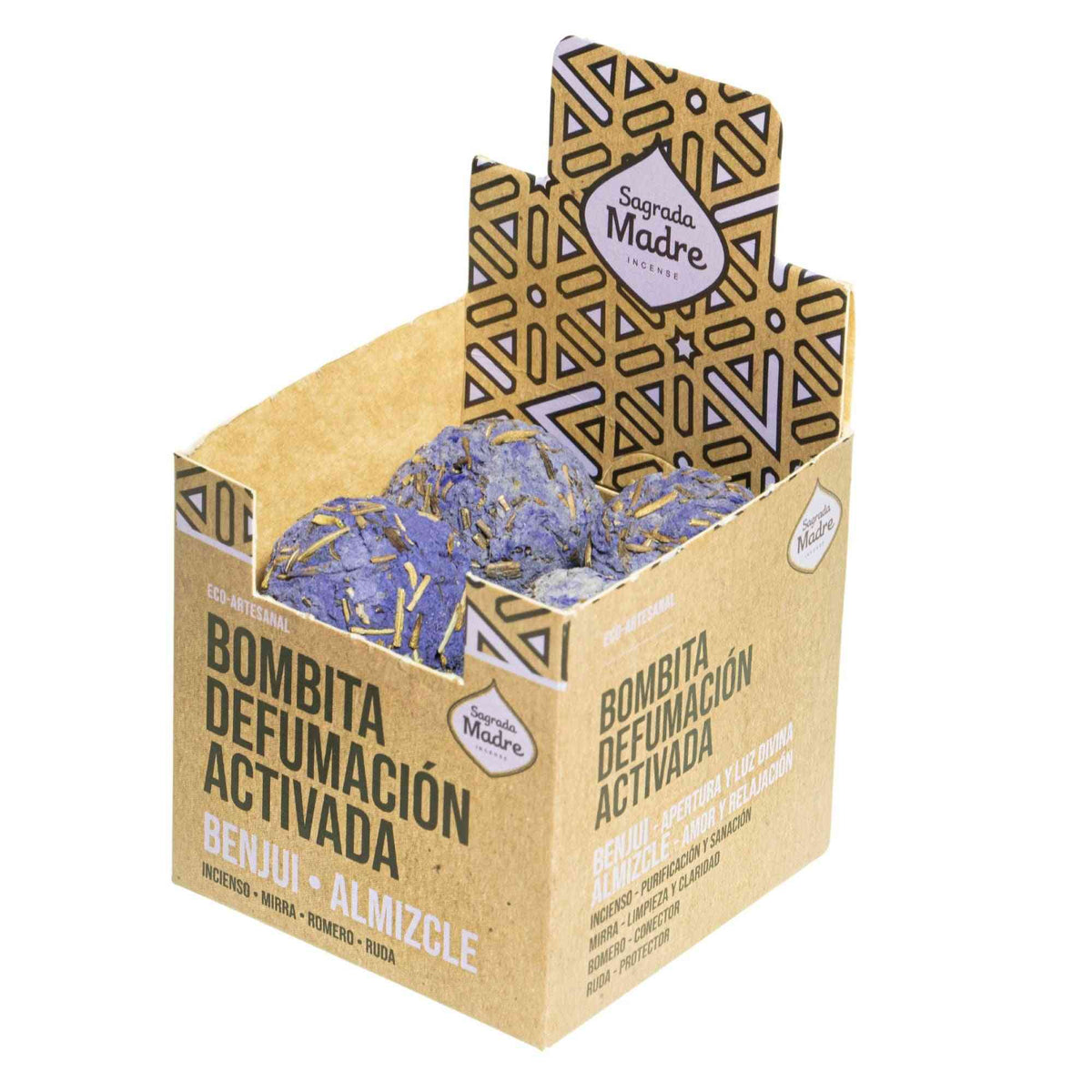 Caja de Incienso x 8 bombitas - Incienso Benjui - Bombitas de Incienso Naturales | El Bazar de Tizar