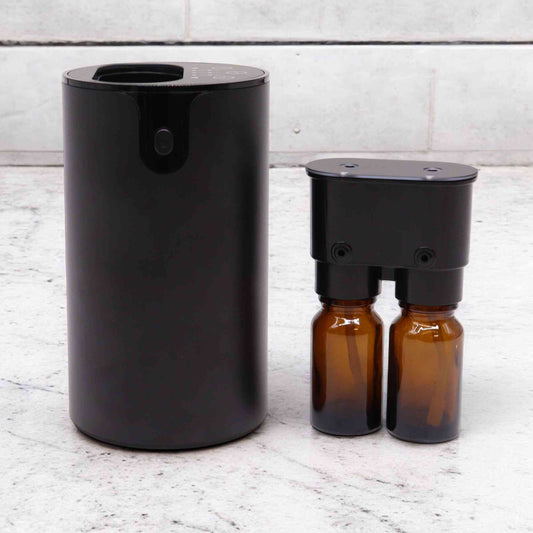 Nebulizador doble (conmutable) de aceites esenciales sin agua - USB a C - aromaterapia difusor doble | El Bazar de Tizar