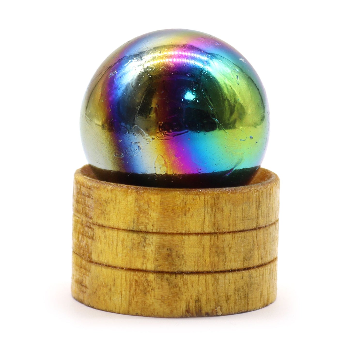 Esfera de cristal de 40 mm - Amatista con soporte