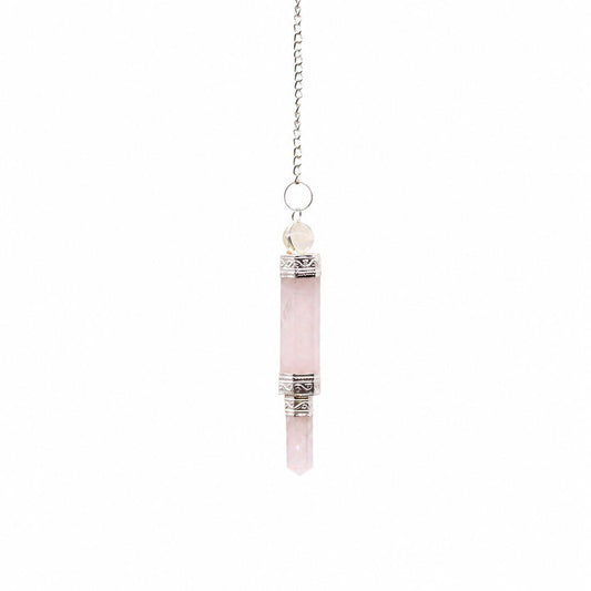 Péndulos Especiales - Cuarzo Rosa 3 Partes