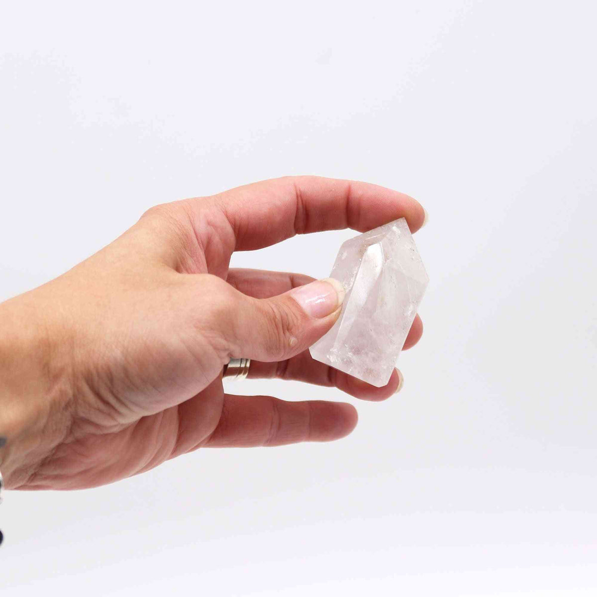 Puntas de gema aprox. 6 cm (0,5 kg) - Cuarzo claro (aprox. 8 piezas)