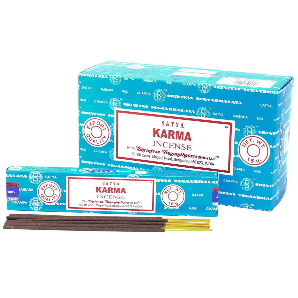 Varillas de Incienso Satya 15gm - Karma - Artisan Product Handmade Made In India | El Bazar de Tizar