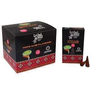 Incienso de Reflujo Tribal Soul - Salvia Blanca + Lavanda | Incienso de Reflujo Tribal Soul | El Bazar de Tizar
