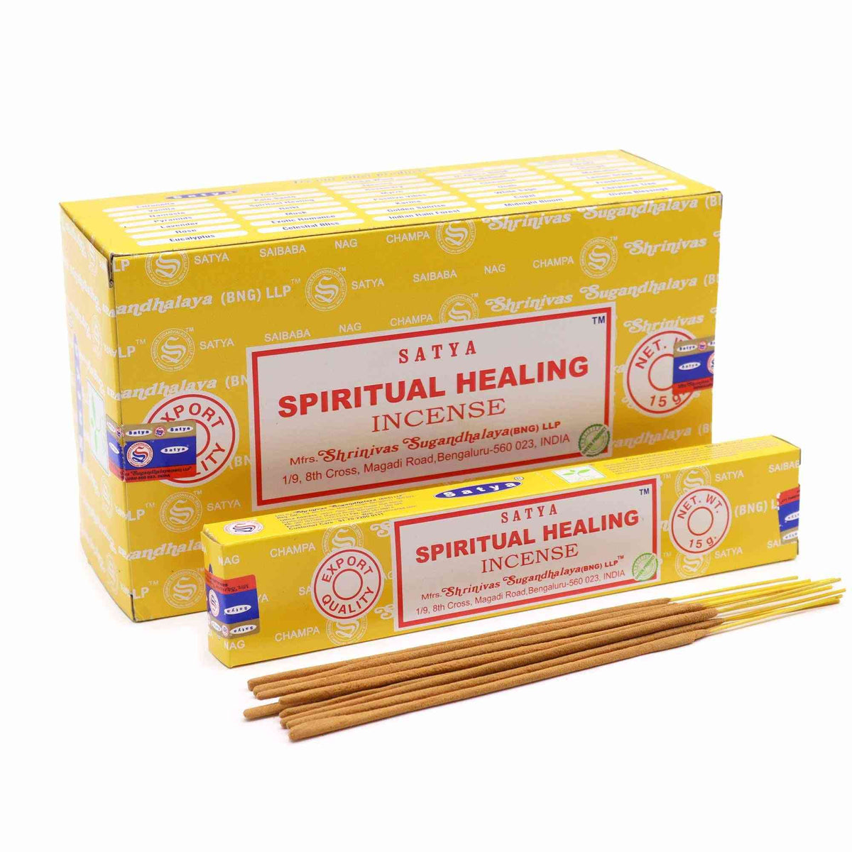 Varillas de Incienso Satya 15gm - Sanación espiritual - Incienso Satya en Sticks, Artisan Product