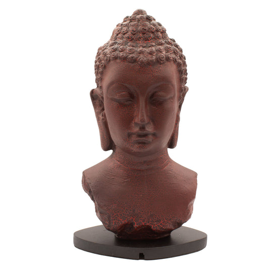 Molton Lava Buddha bust lamp - oval base