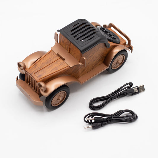 Haut-parleur de voiture classique et support de téléphone - Bluetooth - 5 watts