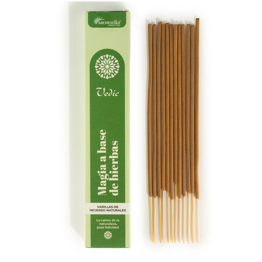 Incienso Védico - Magia de Hierbas - Aromatika Jaipur incienso artesanal India incienso hierbas | El Bazar de Tizar