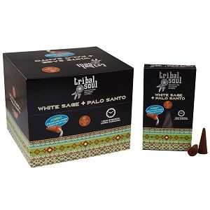 Incienso de Reflujo Tribal Soul - Salvia Blanca + Palo Santo | Incienso de Reflujo Tribal Soul | El Bazar de Tizar