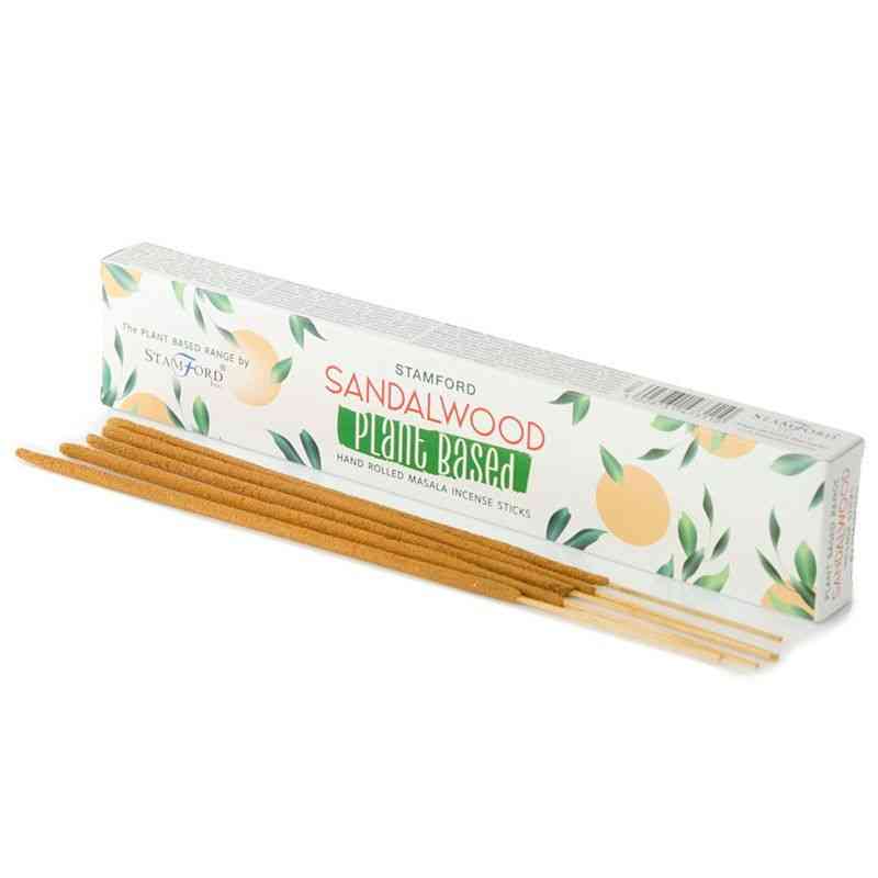 Cajas de Incienso Masala a base de Plantas - Sándalo - Varitas Incienso Masala a base de Plantas | El Bazar de Tizar