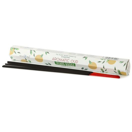 Varitas de Incienso a Base de Plantas - Oud Aromático - Varitas de incienso Premium Stamford a base de plantas