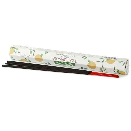 Varitas de Incienso a Base de Plantas - Oud Aromático - Varitas de incienso Premium Stamford a base de plantas