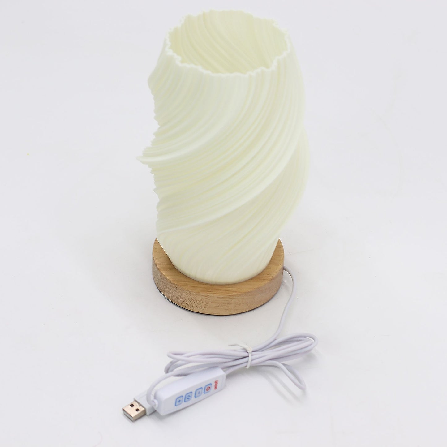 Lámpara New Wave · Nube Trenzada · USB · 3 Niveles de Brillo