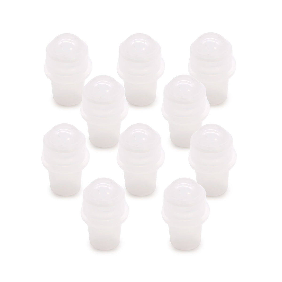 Punta de rodillo de piedras preciosas para botella de 5 ml - Cuarzo de roca | Botellas Roll-on con gemas 10ml | El Bazar de T