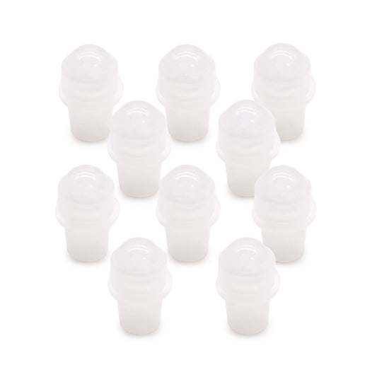 Punta de rodillo de piedras preciosas para botella de 5 ml - Cuarzo de roca | Botellas Roll-on con gemas 10ml | El Bazar de T