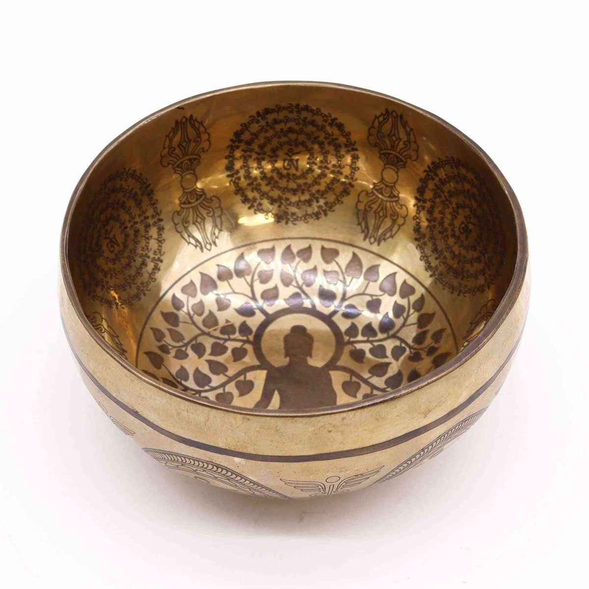 Cuenco Tibetano Curativo Grabado - 16cm - 7 ChakrasCuenco Tibetano Curativo Grabado - 16cm - 7 Chakras