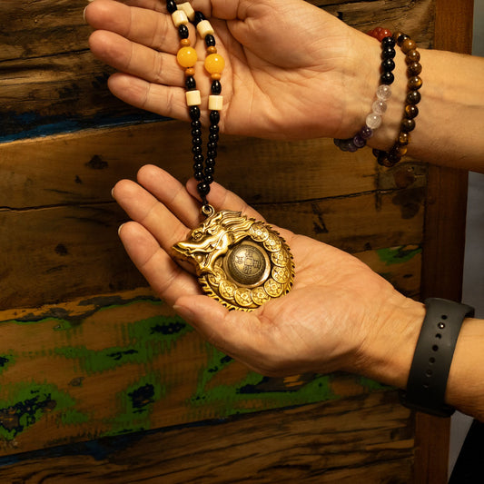 Colgante Feng Shui - Círculo del Dragón - Guardián - colgante-feng-shui decoracion-feng-shui dragon-feng-shui | El Bazar de T