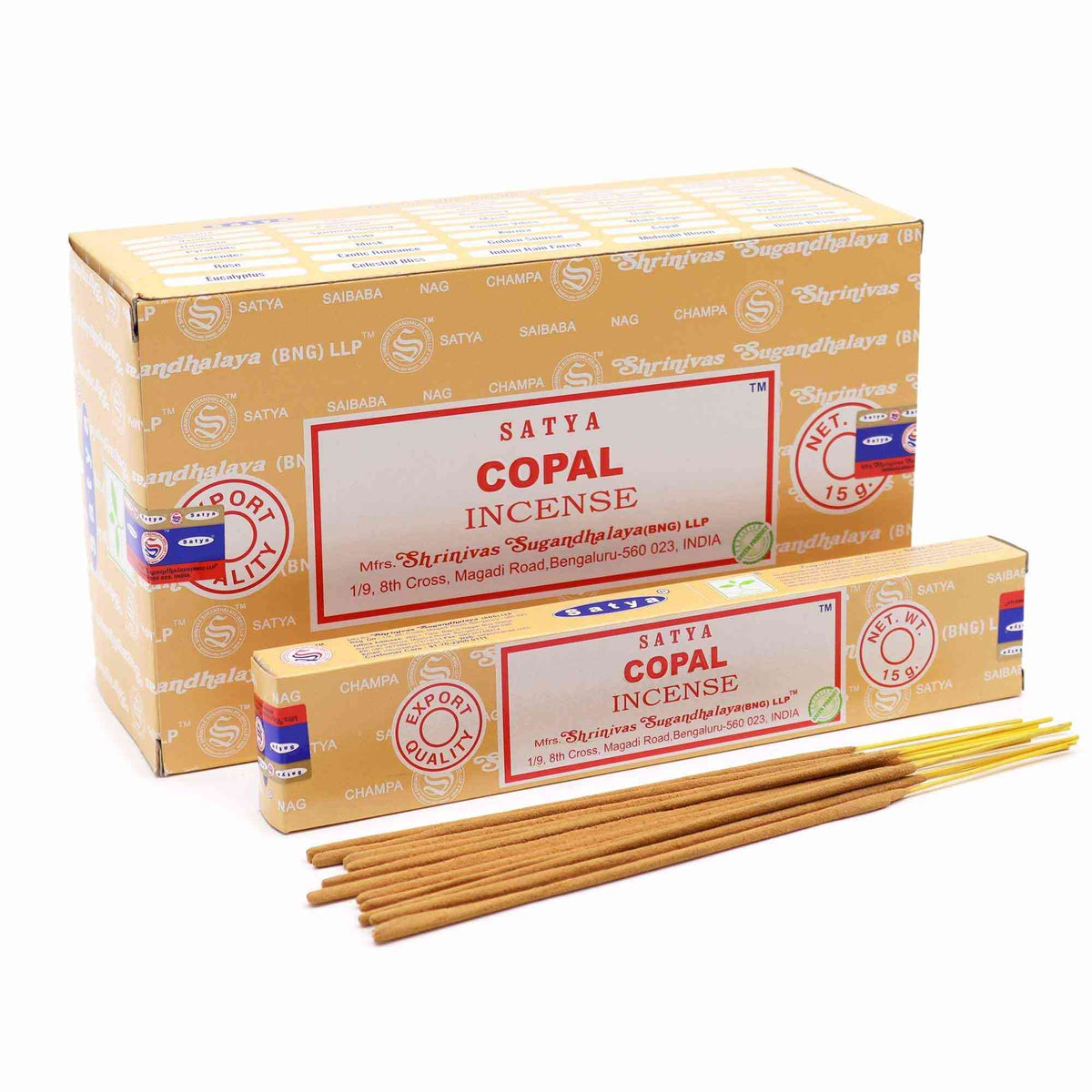 Varillas de Incienso Satya 15g - Copal - Artisan Product Handmade Made In India | El Bazar de Tizar