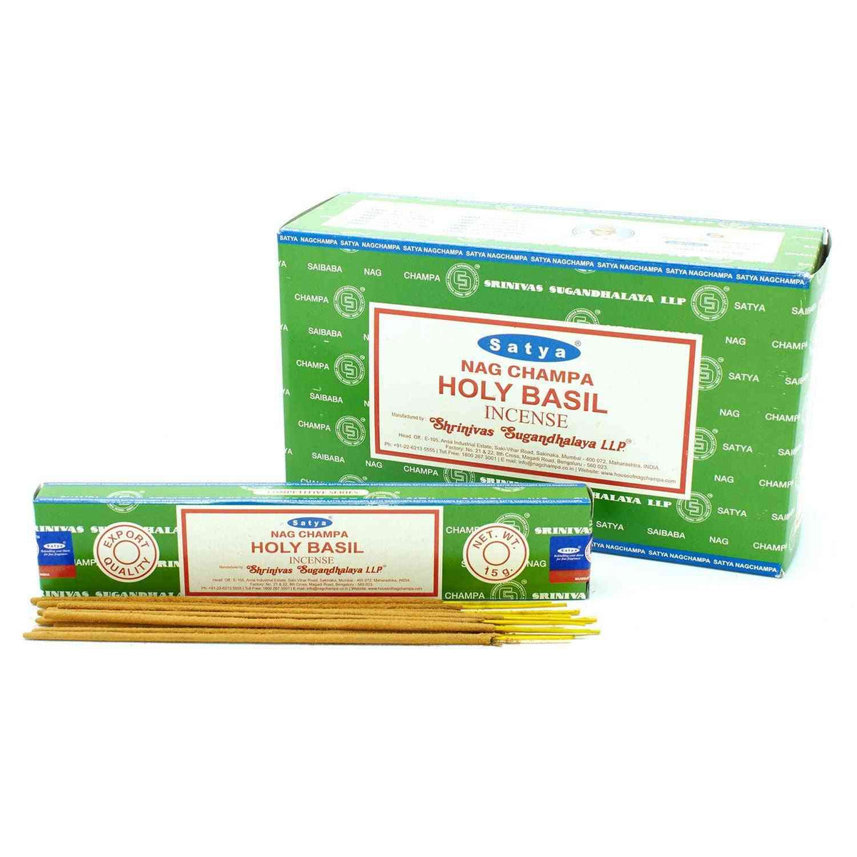 Varillas de Incienso Satya 15g - Holy Basil - Artisan Product Handmade Made In India | El Bazar de Tizar