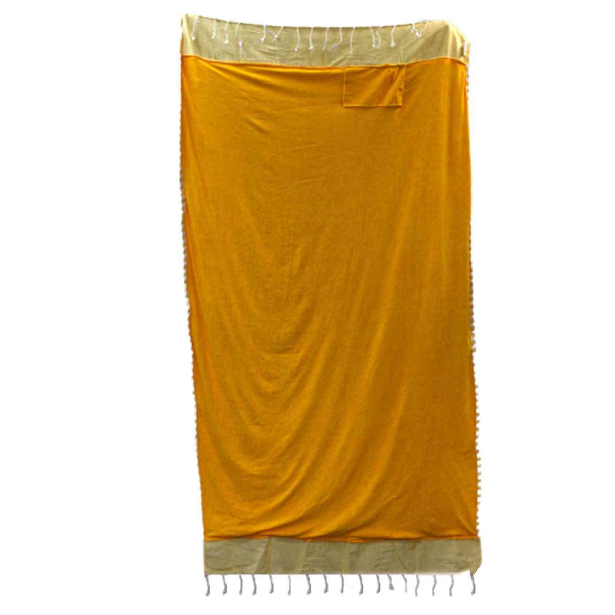 Toalla Pareo de Algodón - 100x180 cm - Sol Amarillo