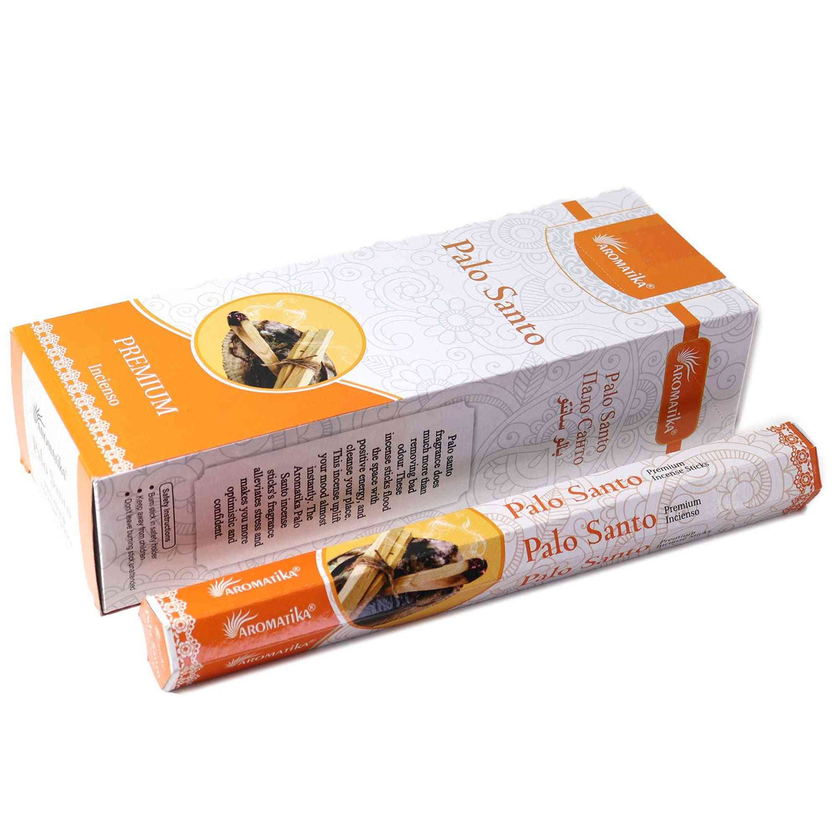 Incienso Hexagonal sin Carbón Aromatika - Palo Santo - Ethically Sourced Fair Trade Made In India | El Bazar de Tizar