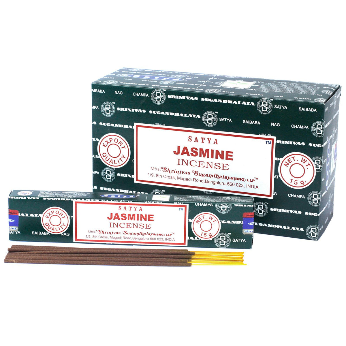 Varillas de Incienso Satya 15gm - Jazmín - Artisan Product Handmade Made In India | El Bazar de Tizar