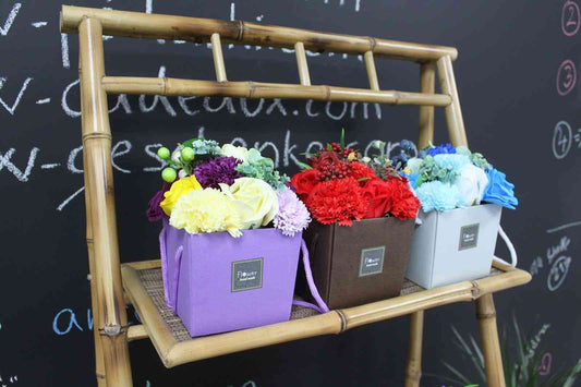 Bouquet Fleurs Savon · Fleurs de Printemps
