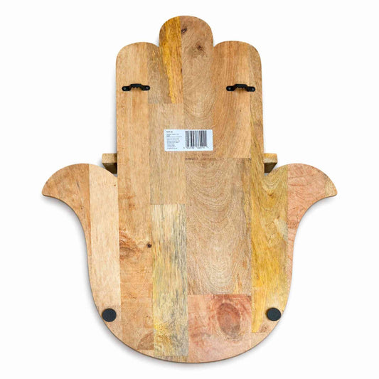 Étagère murale Hamsa en bois de manguier · 1 pièce