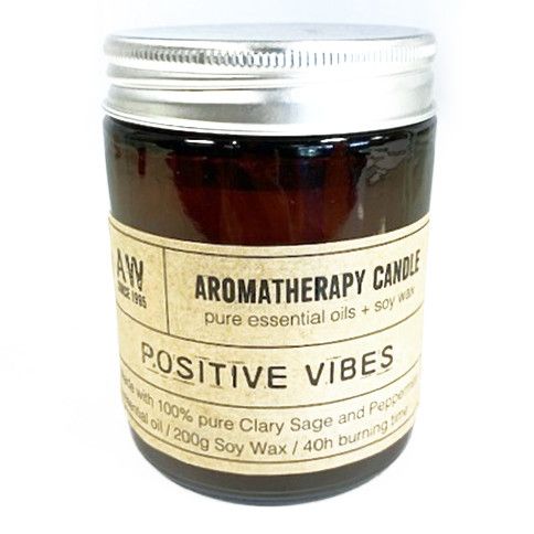 Vela para Aromaterapia - Vibraciones positivas - Velas para Aromaterapia con Cera de Soja | El Bazar de Tizar