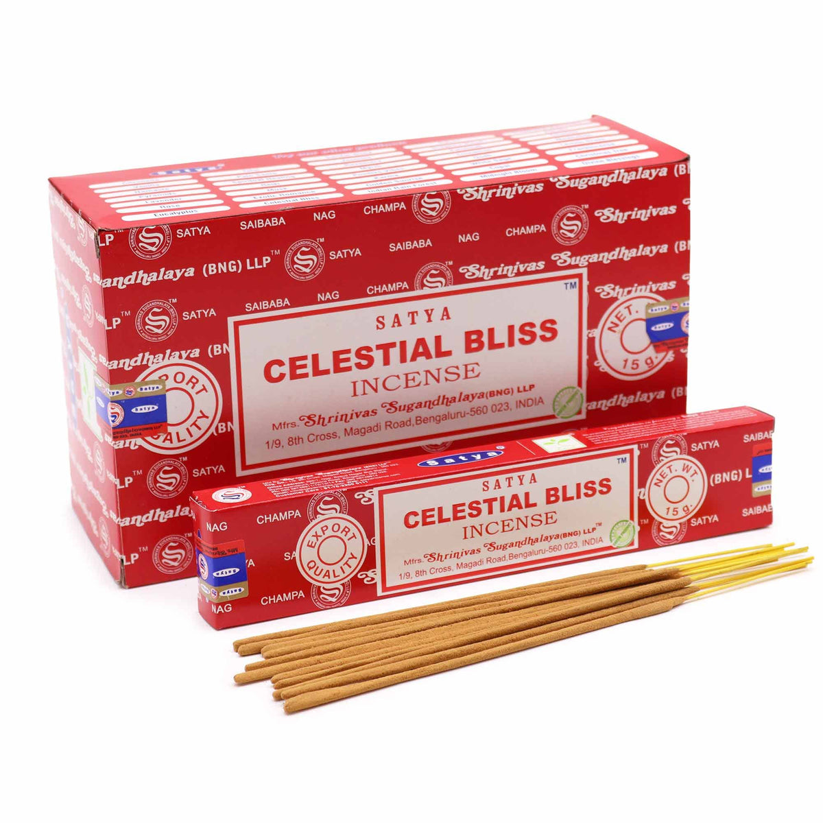 Varillas de Incienso Satya 15g - Celestial Bliss - Artisan Product Handmade Made In India | El Bazar de Tizar