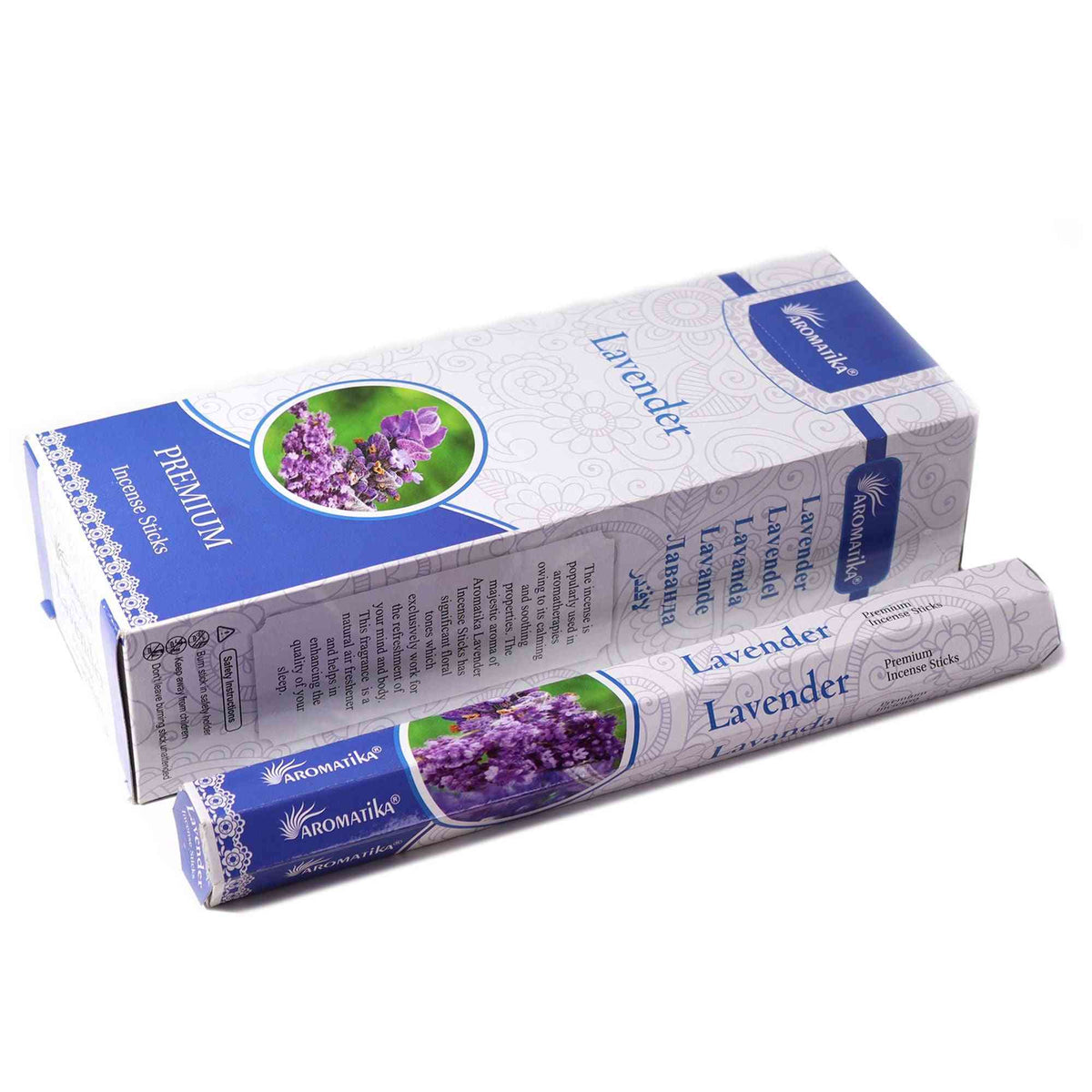 Incienso Hexagonal sin Carbón Aromatika - Lavanda - Ethically Sourced Fair Trade Made In India | El Bazar de Tizar