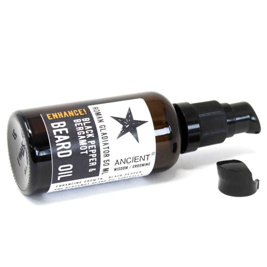 50ml Aceite para la barba - Gladiador Romano - Mejora! - Aceites Naturales para la Barba - 50ml, aceite barba