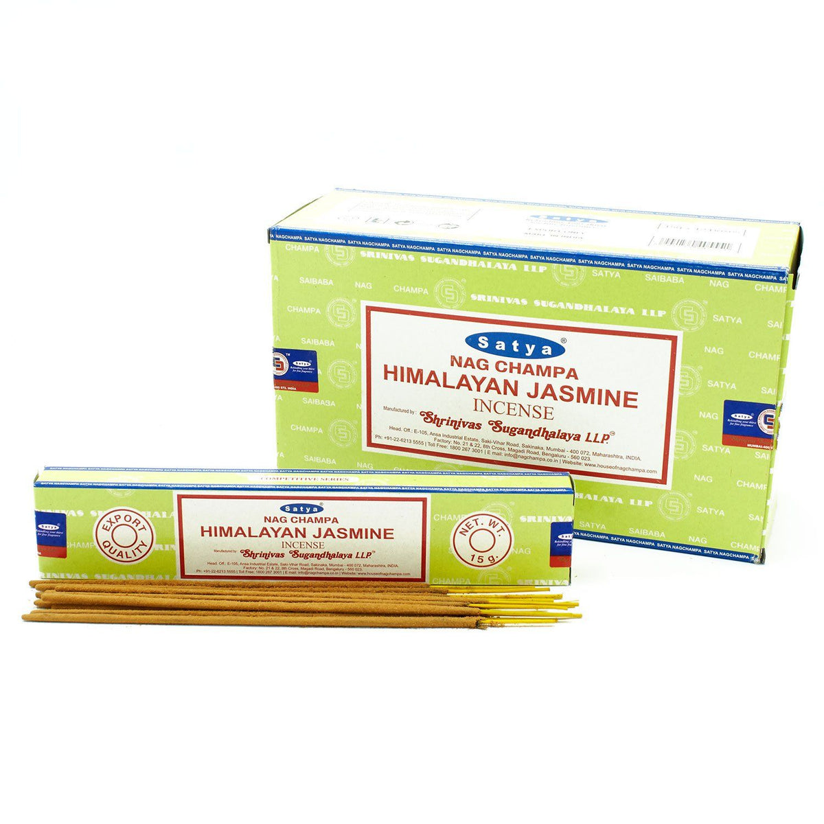 Varillas de Incienso Satya 15g - Himalayan Jasmine - Artisan Product Handmade Made In India | El Bazar de Tizar