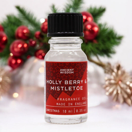 Aceites de Fragancia 10ml - Acebo baya y muérdago - Aceites de Fragancia 10ml, Cruelty Free
