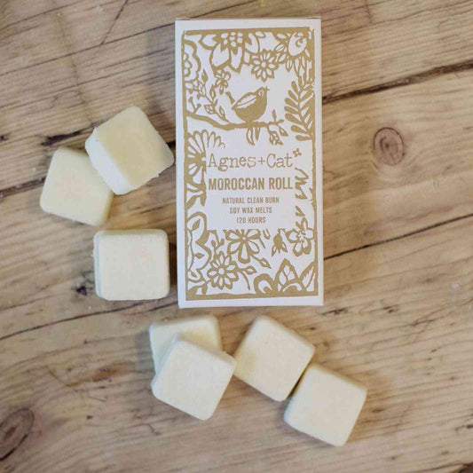 Caja de 8 Ceras - Rollo Marroquí - Agnes + Cat Soy Wax Melts